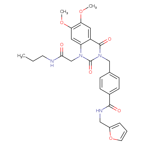 852688-29-0 | 2-(6,7-dimethoxy-4-oxoquinazolin-3(4H)-yl)-N-(furan 