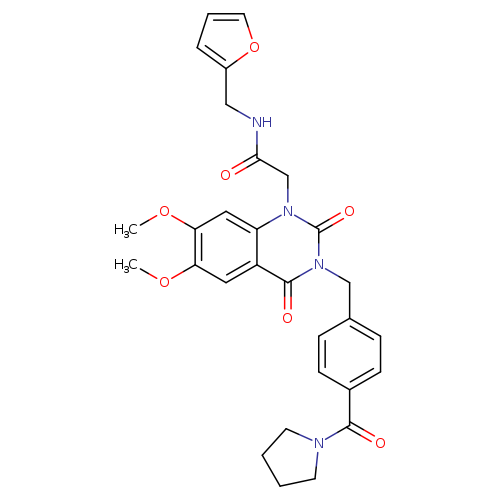 852688-29-0 | 2-(6,7-dimethoxy-4-oxoquinazolin-3(4H)-yl)-N-(furan 